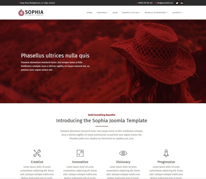 Sophia Joomla4 Template